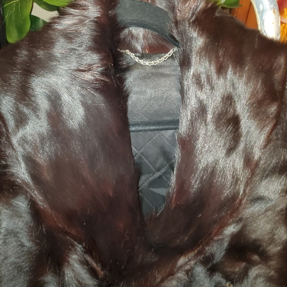 🐻🐻🐻MEN'S BLACK BEAR FUR FULL LENGTH COAT🐻🐻🐻 - Picture 8 of 16